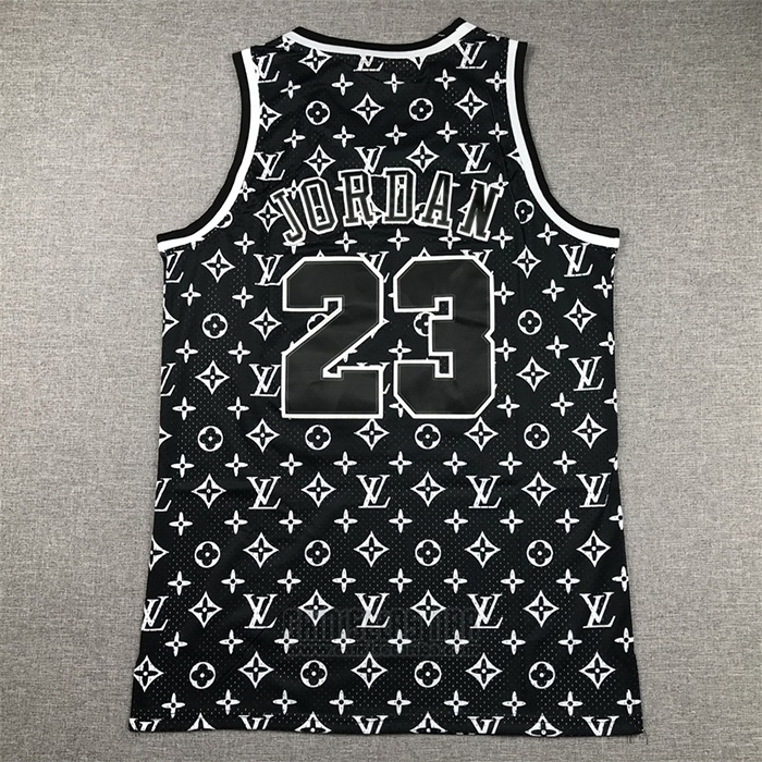 Camiseta Chicago Bulls x LV Michael Jordan #23 Mitchel & Ness 1997-98 Negro
